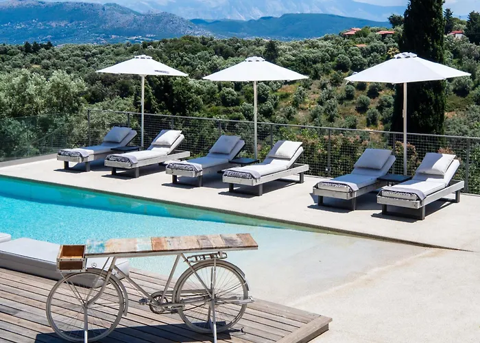 Villa Apanemia Luxury Villa, Lefkada Apolpaina
