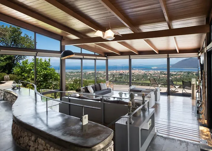 فيلة Apanemia Luxury Villa, Lefkada Apolpaina